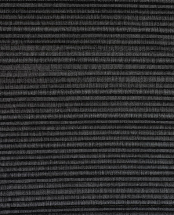Шифон гофре 0631 цвет черный картинка 2