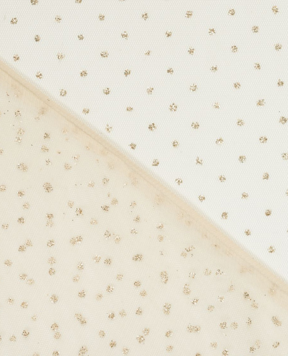 Сетка с глиттером 531 цвет бежевый картинка 1