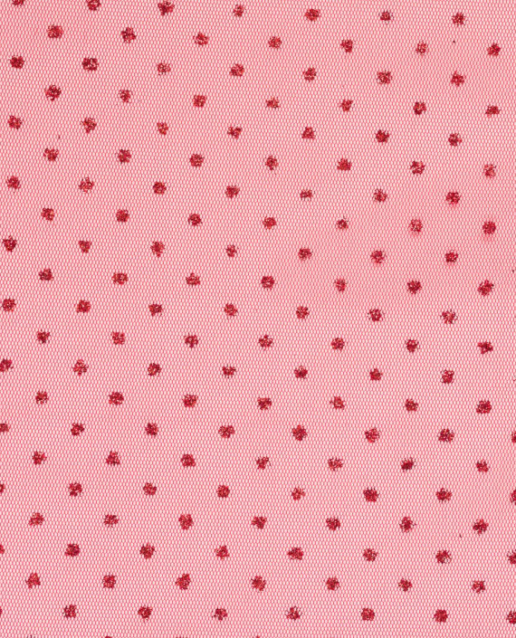 Сетка с глиттером 533 цвет красный картинка 2