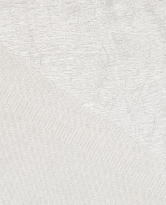 Ткань плательная Травка 0146 цвет белый картинка 1