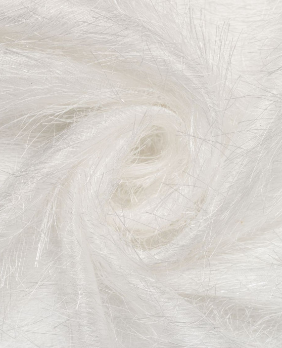 Ткань плательная Травка 0146 цвет белый картинка