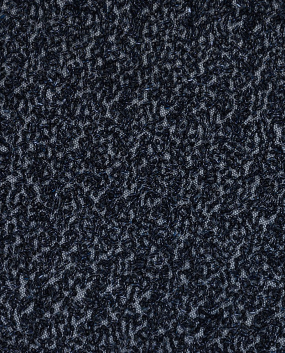 Пайетки на трикотажной сетке 0090 цвет синий картинка 2