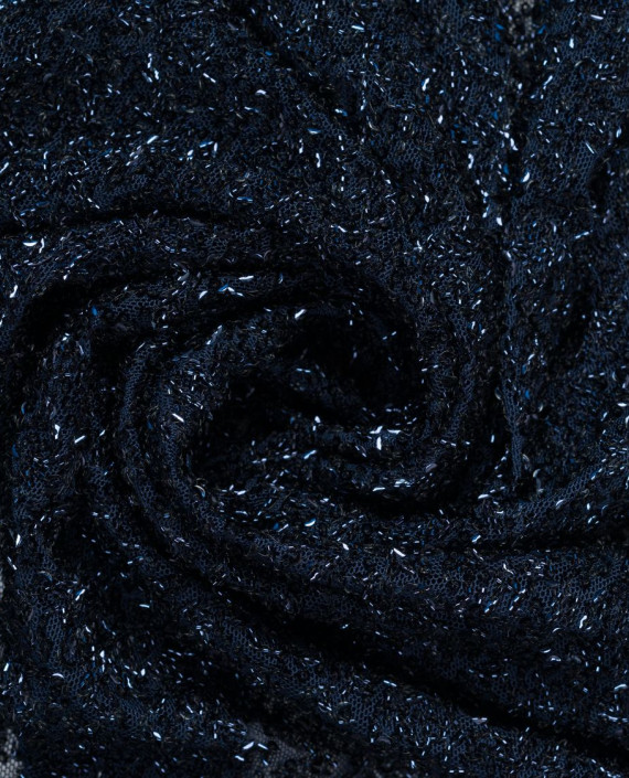 Пайетки на трикотажной сетке 0090 цвет синий картинка