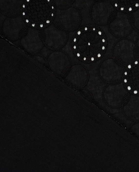 Ткань Шитьё 0075 цвет черный картинка 1