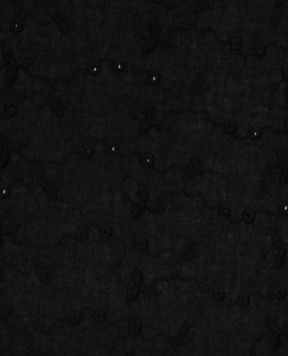 Ткань Шитьё 0072 цвет черный картинка 2