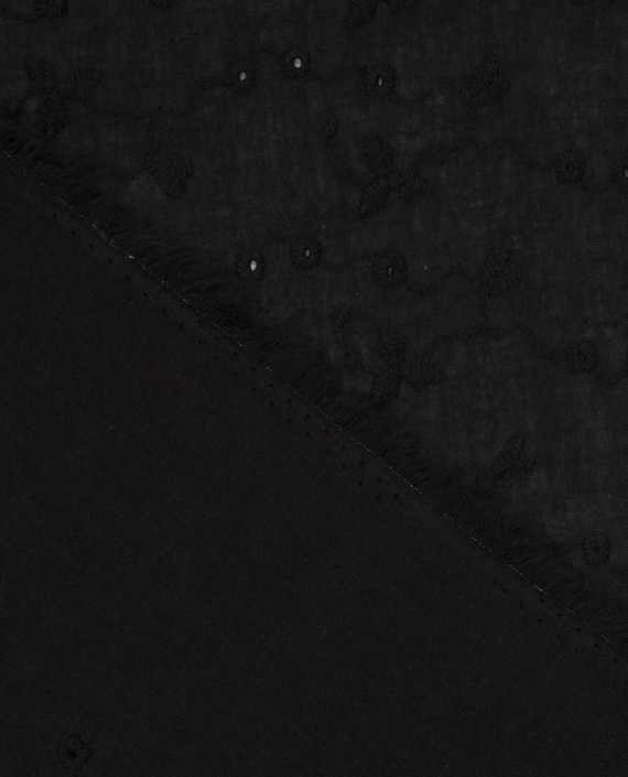 Ткань Шитьё 0072 цвет черный картинка 1