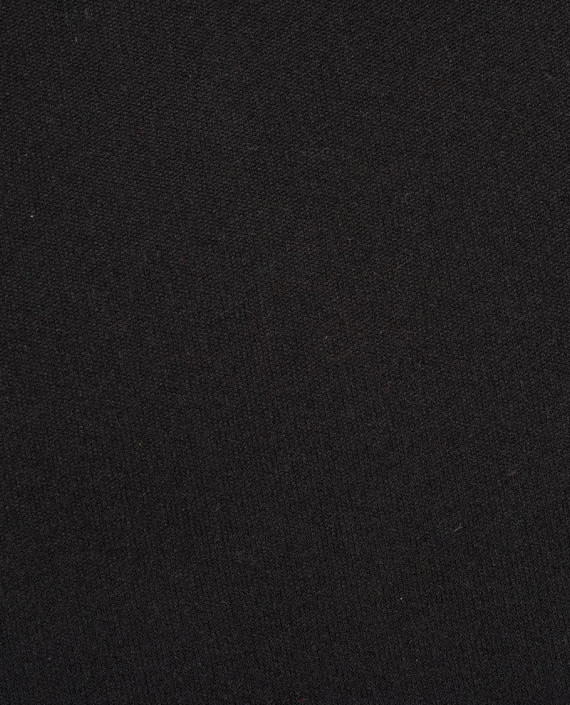 Трикотаж на флисе 4099 цвет черный картинка 2