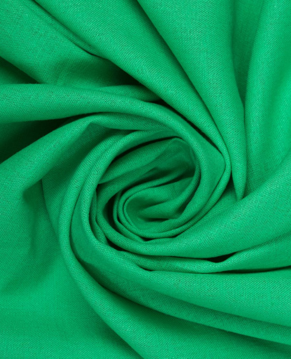 Лён костюмный 1115 цвет зеленый картинка