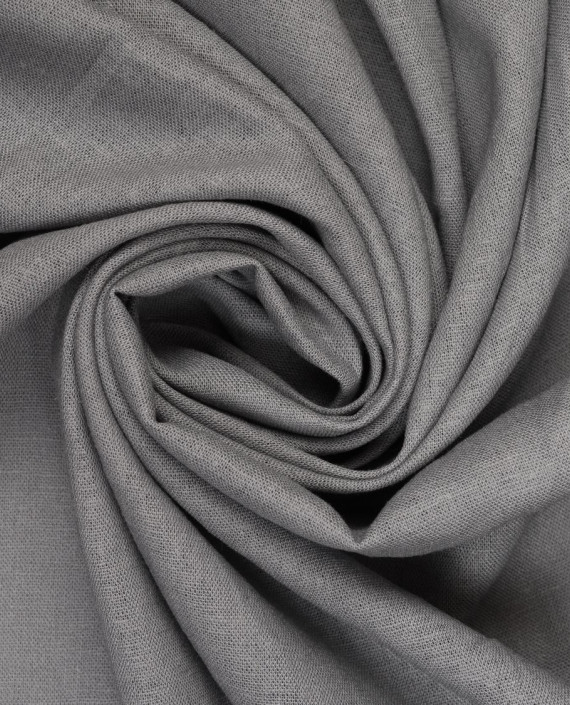 Лён костюмный 1118 цвет серый картинка