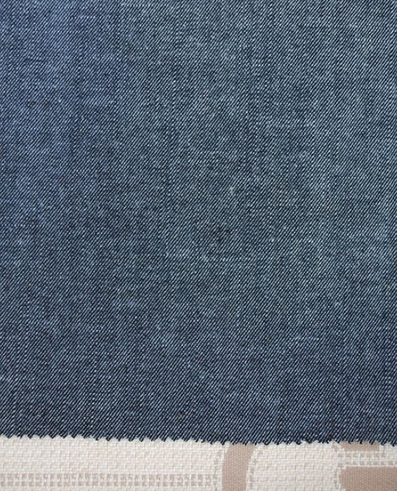 Ткань Джинс "Курточный-04" 0018 цвет синий картинка