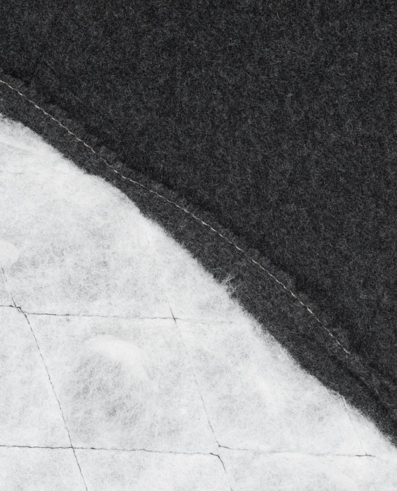 Шерсть стеганая на синтепоне 227 цвет серый картинка 1