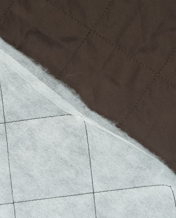 Подкладка стеганая  226 цвет коричневый картинка 1