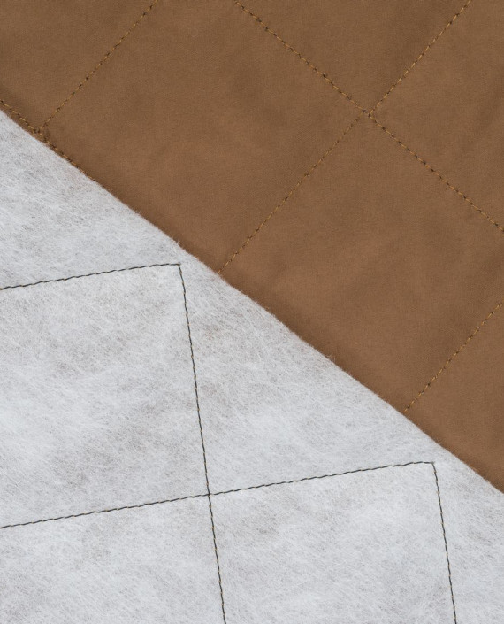 Подкладка стеганая  225 цвет коричневый картинка 1