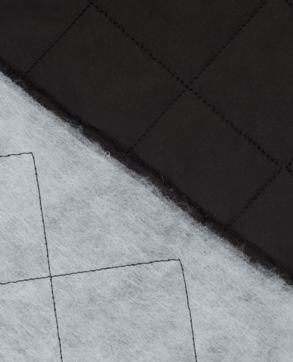 Подкладка стеганая  224 цвет черный картинка 1