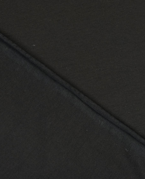 Трикотаж хлопок 0066 цвет черный картинка 1