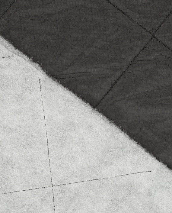 Подкладка стеганая  237 цвет черный картинка 1