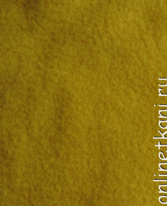Ткань Флис "Желтый" 0002 цвет желтый картинка