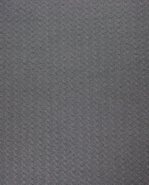 Ткань Хлопок "Сталь" 4007 цвет серебро геометрический картинка 1
