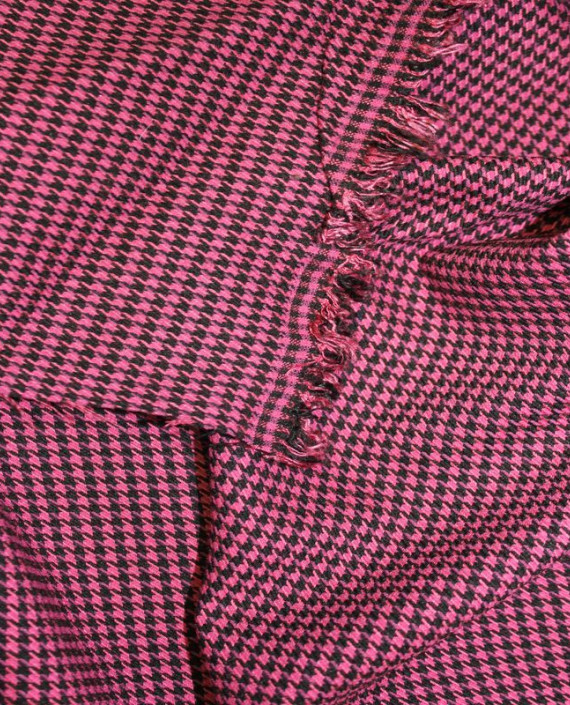 Ткань Хлопок "Гусиная Лапка2" 4006 цвет розовый гусиная лапка картинка 1