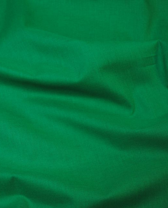 Ткань Хлопок "Нефрит" 0001 цвет зеленый картинка 3