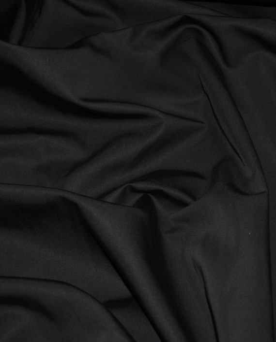 Ткань Хлопок Костюмный "Угольный" 0019 цвет черный картинка