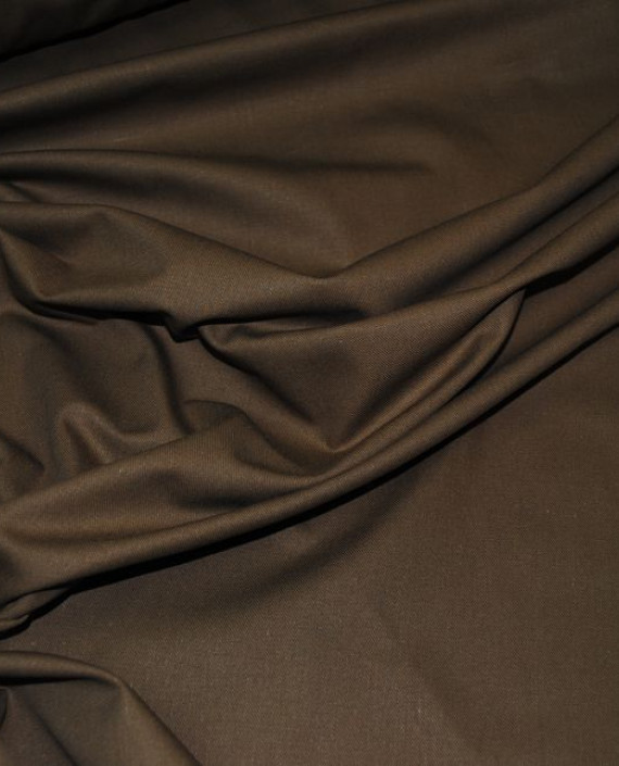 Ткань Хлопок Костюмный "Шамуа" 0020 цвет коричневый картинка 2