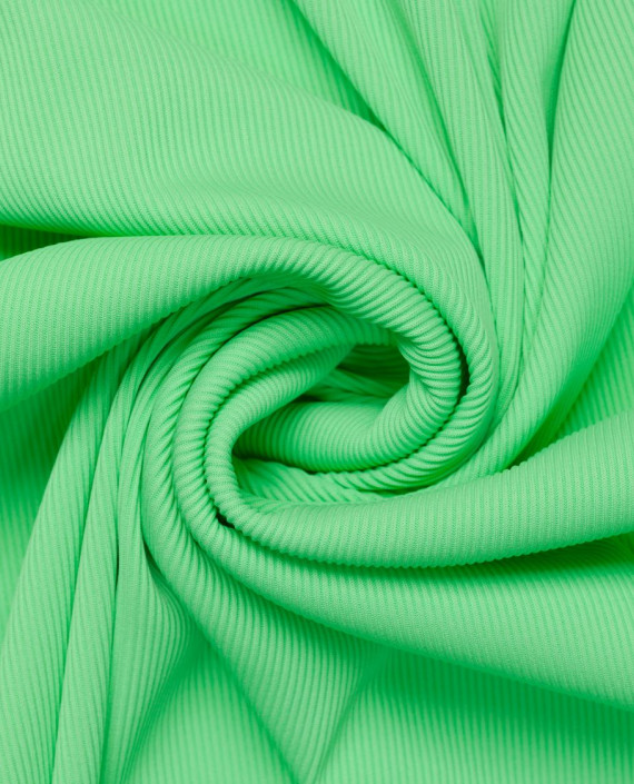 Трикотаж в рубчик Cardiff Granny 4107 цвет зеленый картинка