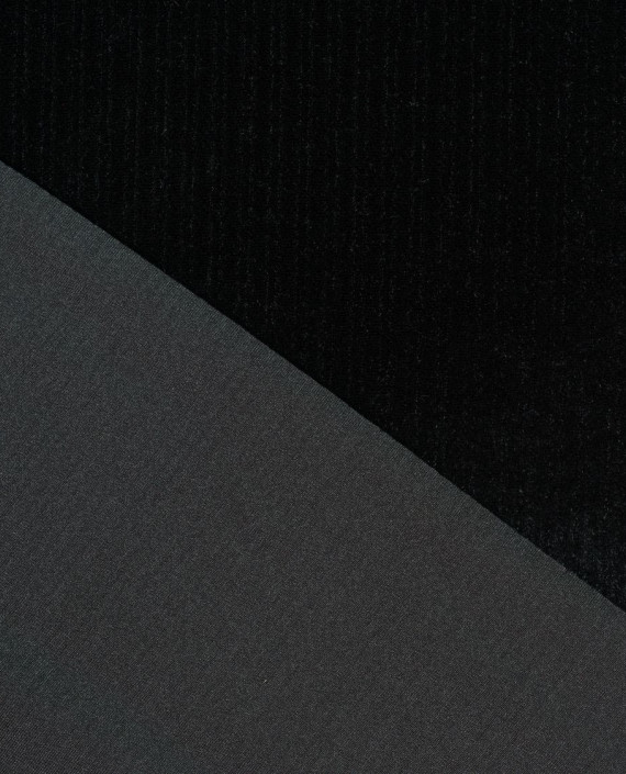 Бархат Argentina Nero 1489 цвет черный картинка 1