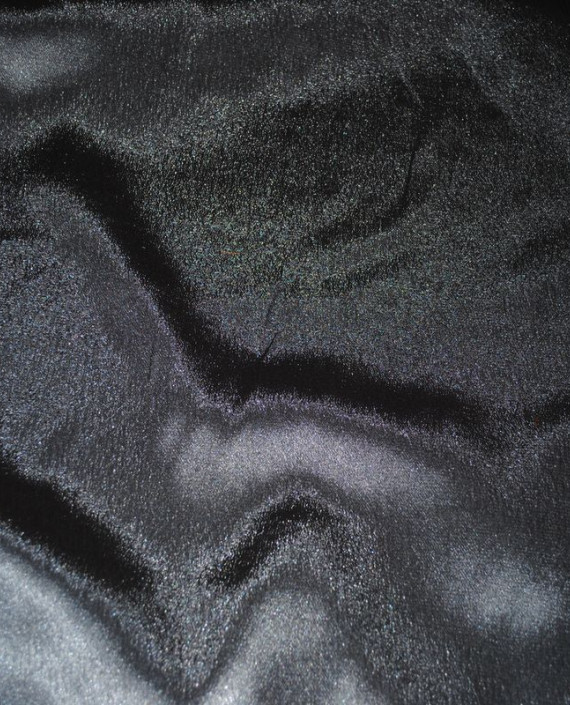 Ткань Креп-сатин "Черненое серебро" 0025 цвет серый картинка 2