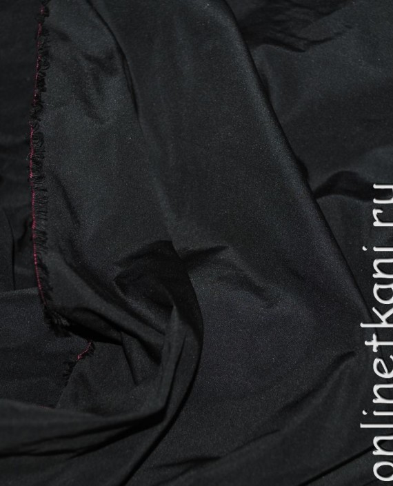 Ткань курточная "Угольно Черная" 005 цвет черный картинка