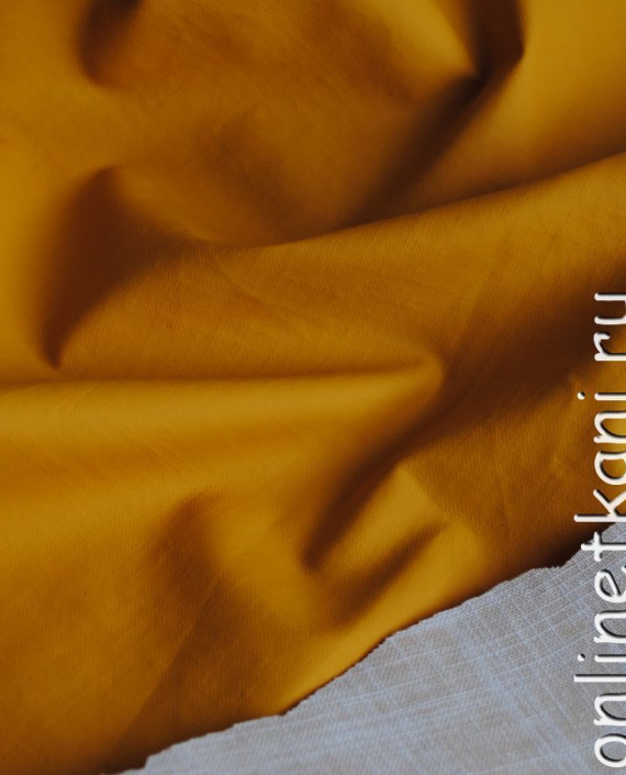 Ткань курточная "Лимонная" 029 цвет оранжевый картинка 2