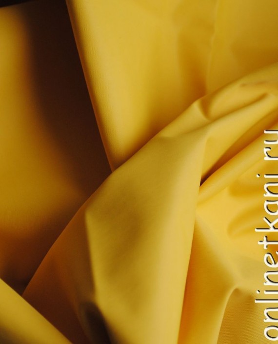 Ткань курточная "Солнечная" 032 цвет желтый картинка 2