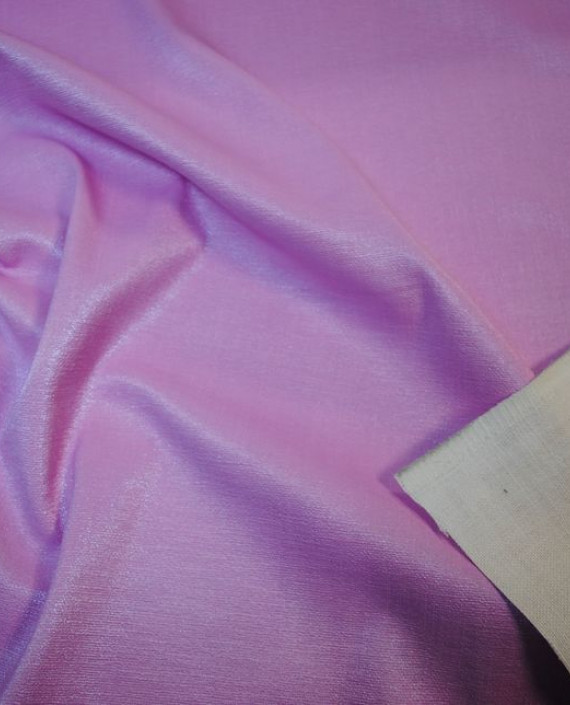 Ткань Лен Курточный "Розовый" 0050 цвет сиреневый картинка