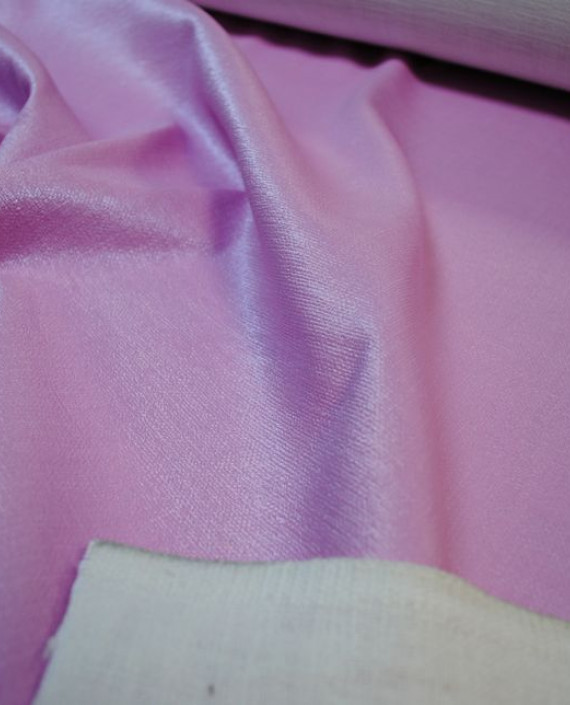 Ткань Лен Курточный "Розовый" 0050 цвет сиреневый картинка 1