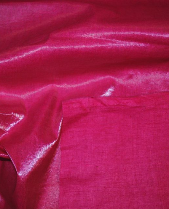 Ткань Лен Курточный "Лиловый" 0053 цвет розовый картинка
