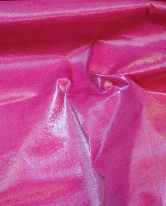 Ткань Лен Курточный "Лиловый" 0053 цвет розовый картинка 1