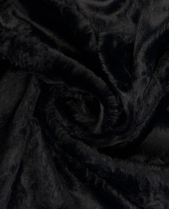 Искусственный мех 0361 цвет черный картинка