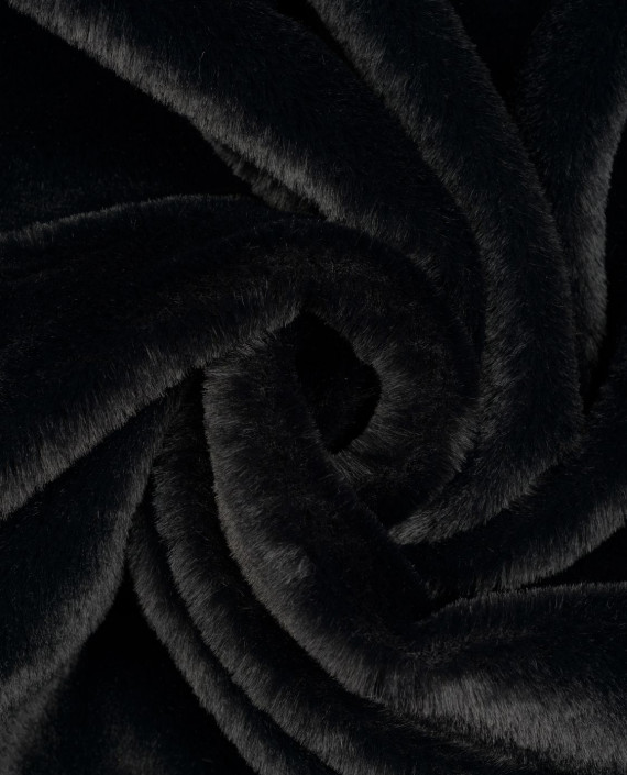 Искусственный мех 0363 цвет черный картинка