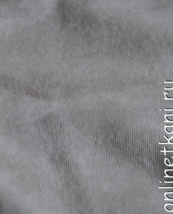 Ткань трикотаж  "Лебяжий пух" 0032 цвет серый картинка 3