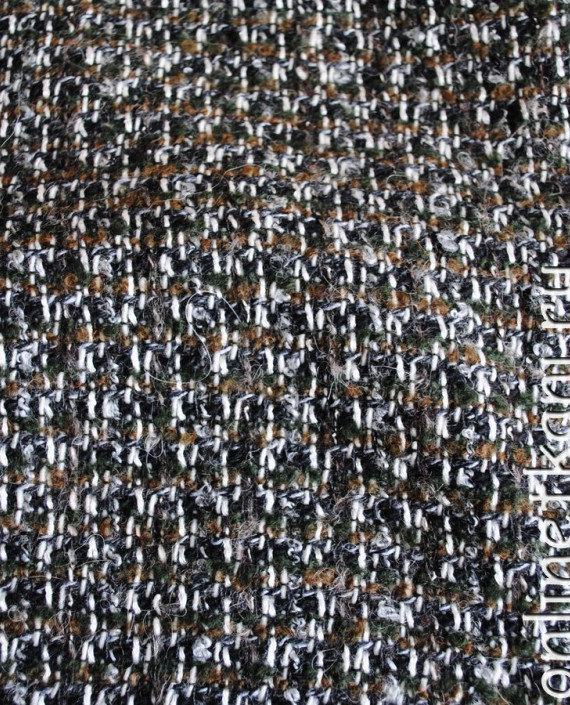 Ткань шерсть "Поздняя осень" 0044 цвет серый в клетку картинка