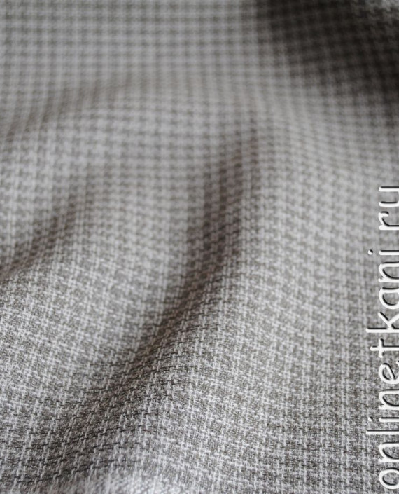 Ткань шерсть "Серая гусиная лапка" 0065 цвет серый гусиная лапка картинка