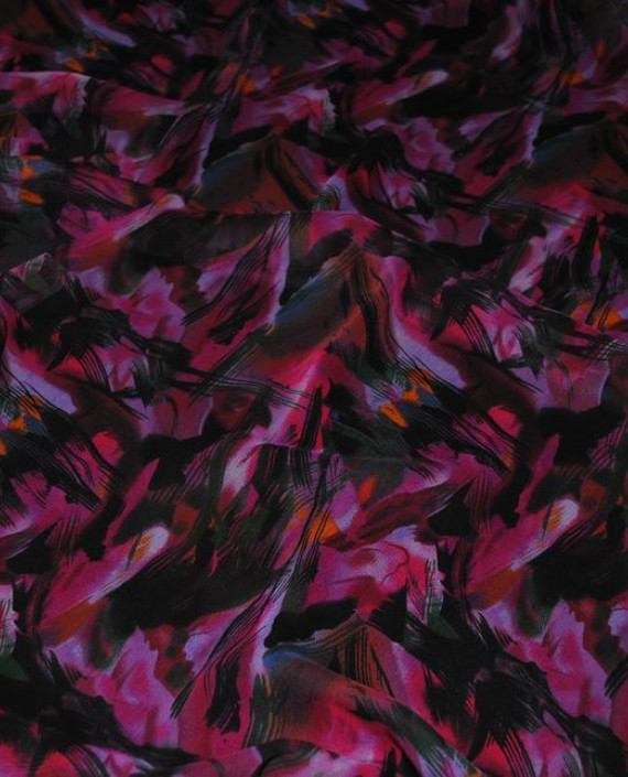 Ткань Шифон "Импрессионизм" 0014 цвет разноцветный абстрактный картинка 1