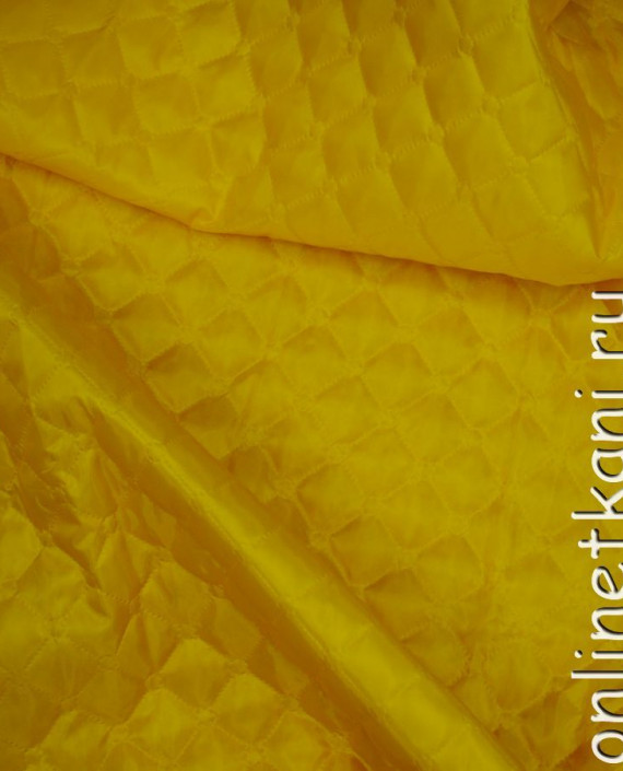 Ткань подкладочная термостежка "Желтая" 009 цвет желтый картинка
