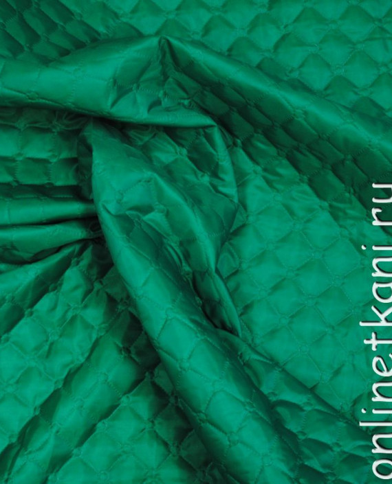 Ткань подкладочная термостежка "Нефрит" 017 цвет зеленый картинка