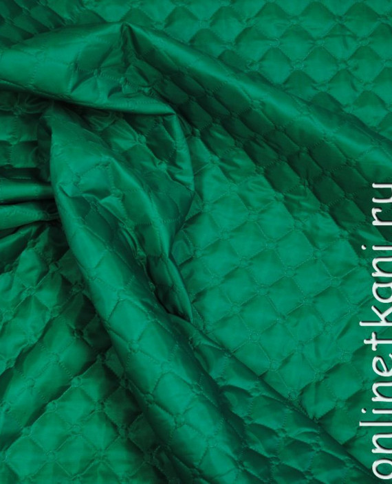 Ткань подкладочная термостежка "Нефрит" 017 цвет зеленый картинка 1