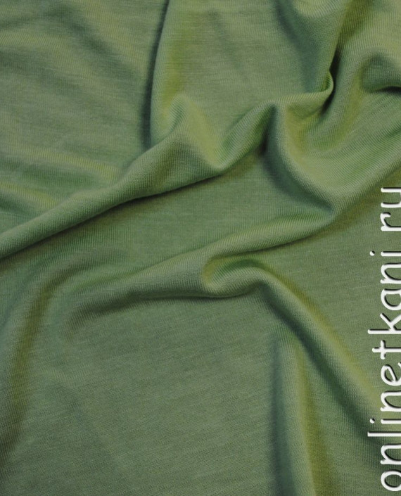 Ткань Трикотаж "Фисташковый" 0010 цвет зеленый картинка