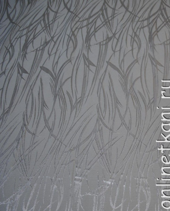 Ткань вискоза 0007 цвет серебро абстрактный картинка 2