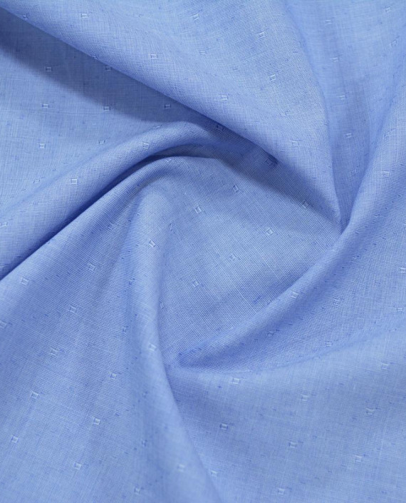 Хлопок рубашечный 3175 цвет голубой геометрический картинка