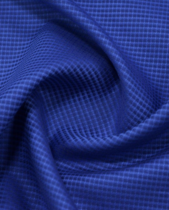 Хлопок рубашечный 3180 цвет синий клетка картинка
