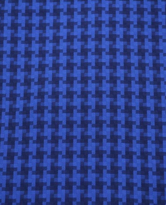Хлопок рубашечный 3188 цвет синий гусиная лапка картинка